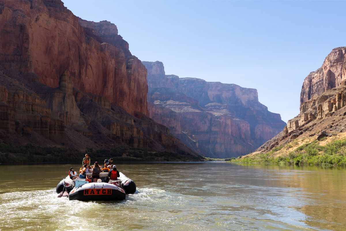rafting trip down the colorado river in the grand canyon