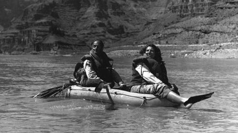 rafters in the grand canyon on the colorado