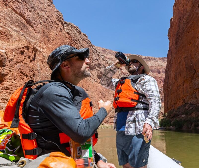 How to Stay Cool on a Grand Canyon Rafting Trip