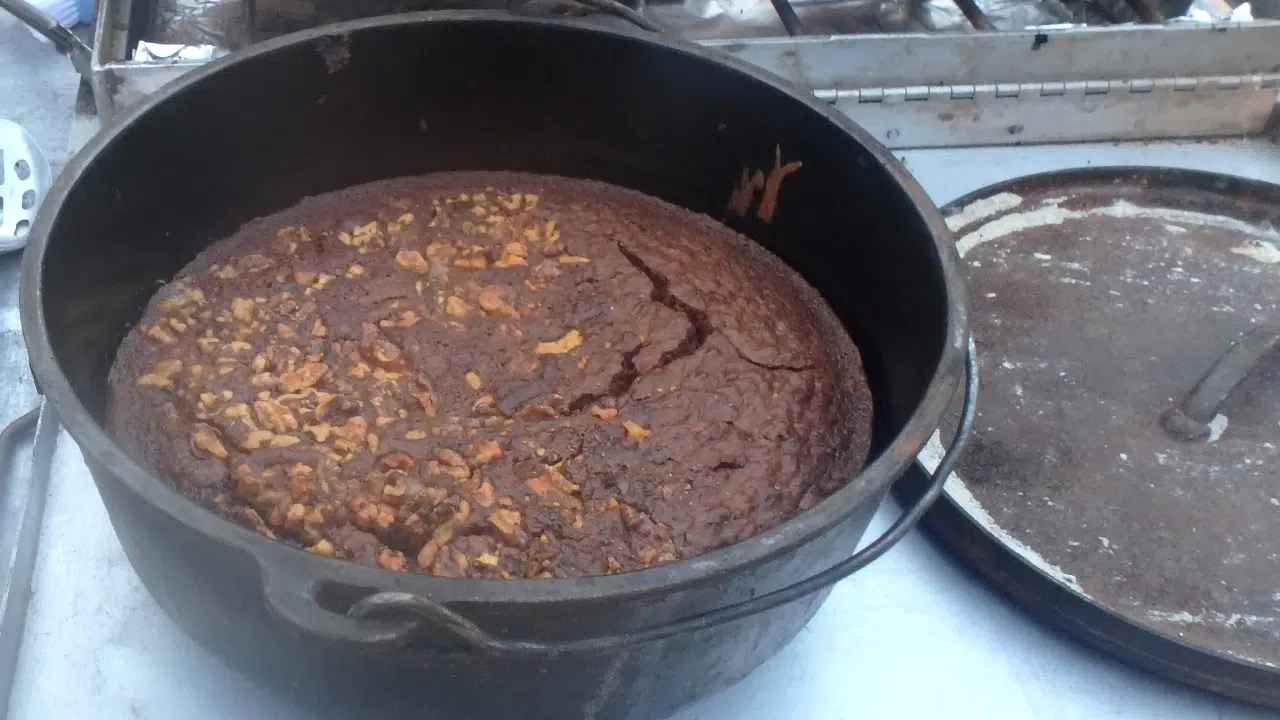 Food in Dutch Oven on Lower Grand Canyon Trip