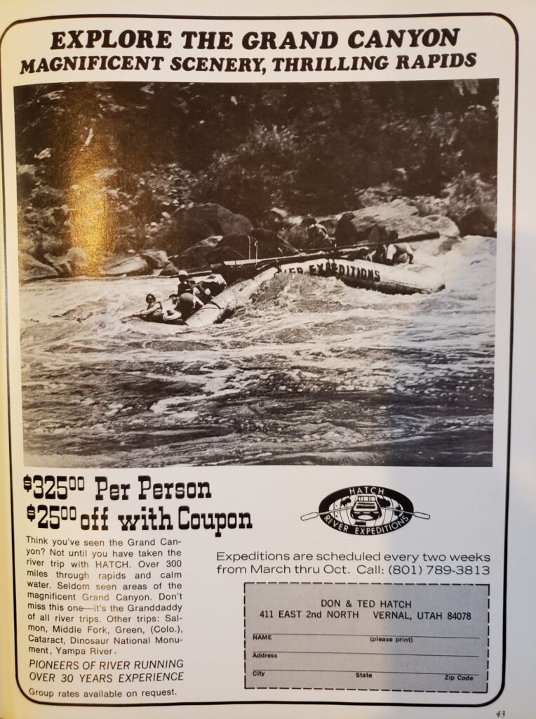 Full page ad in Desert Magazine - June 1971