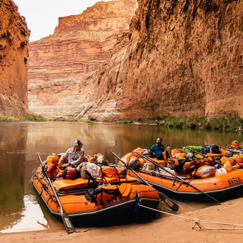 oar boats at redwall cavern