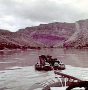 Small military raft of the Hatch and Eggert Expedition