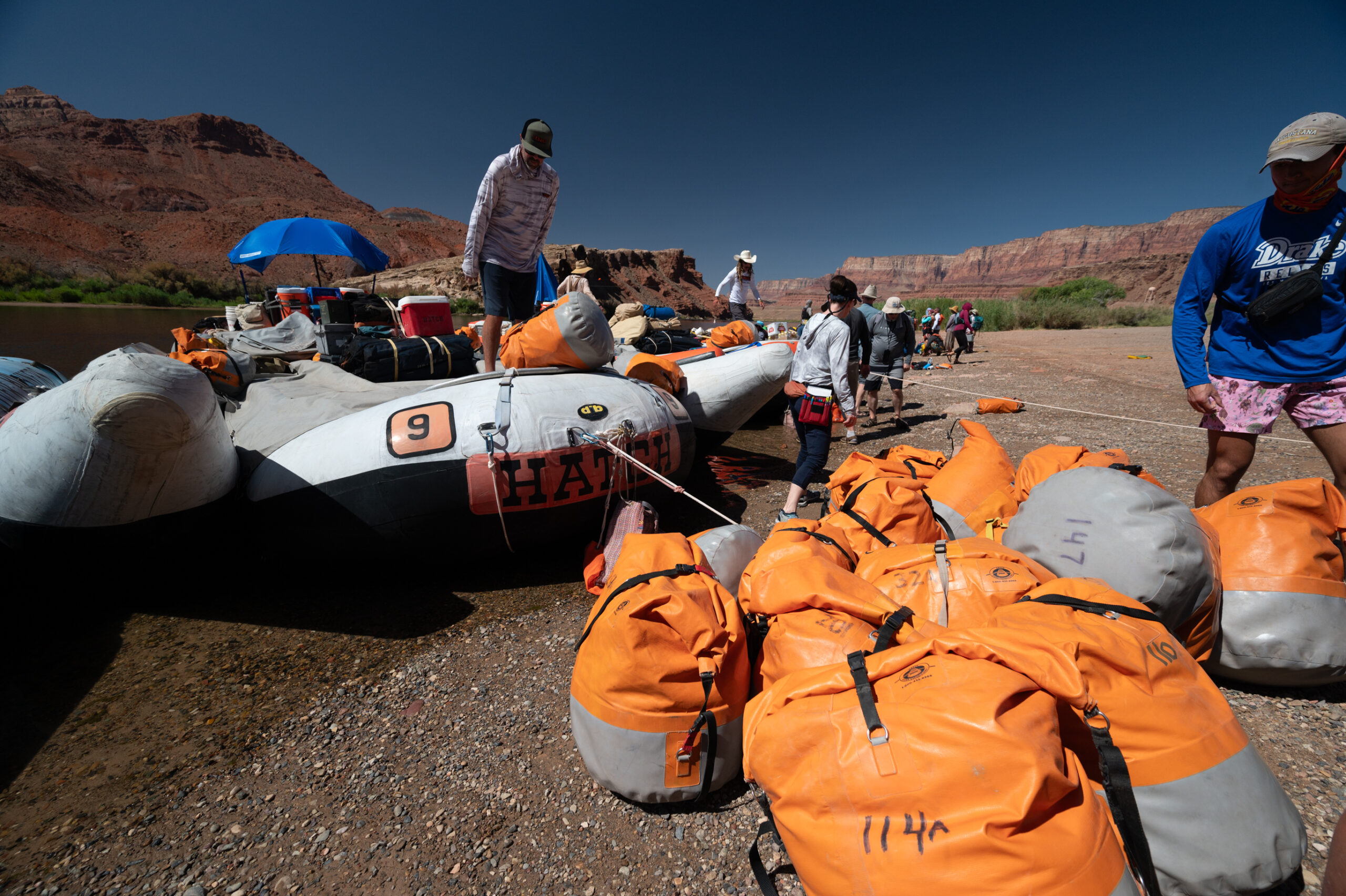 Loading Duffel bags