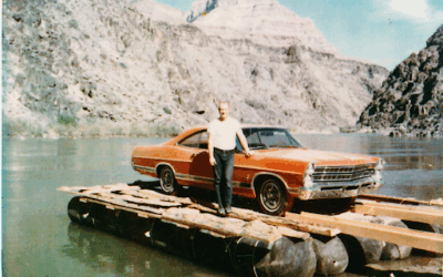 Flashback Friday: The Grand Canyon, a Ford LTD on a raft, and Ted Hatch
