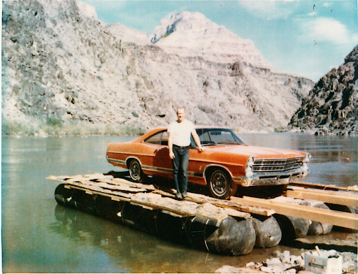 Flashback Friday: The Grand Canyon, a Ford LTD on a raft, and Ted Hatch