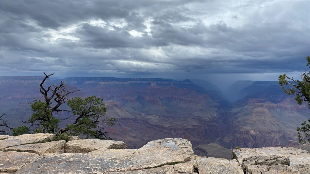Granduer Point during Rain Credit: NPS