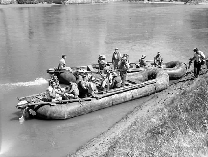 Why S-Rigs Are the Perfect Boats for Grand Canyon 1 Historical Hatch rafts acquired via military surplus after WWII.