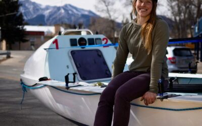 Hatch river guide, Kelsey Pfendler, talks to NPR and Outside while rowing solo across the Pacific!