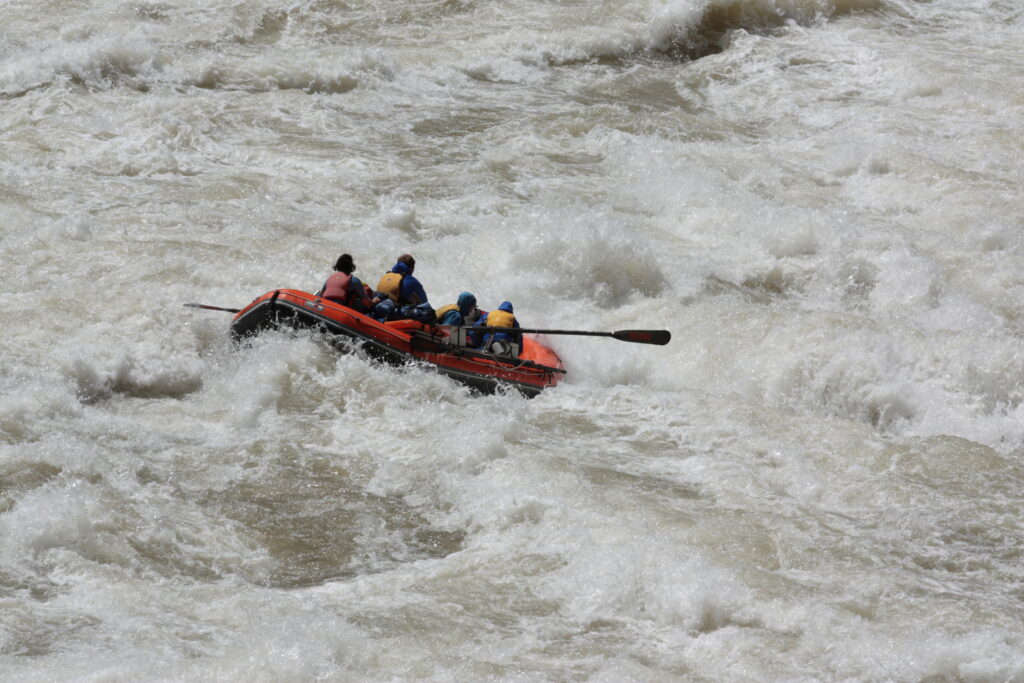 Hatch Boat in Rapid 