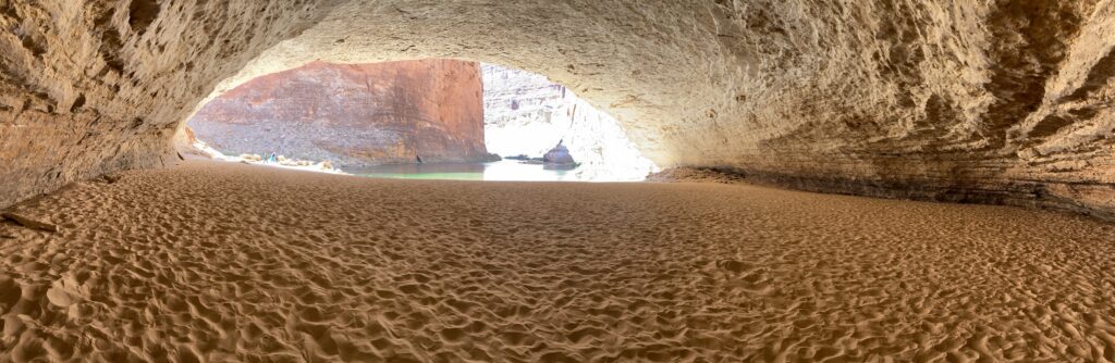View from inside Redwall Cavern Credit: Katy Nelson